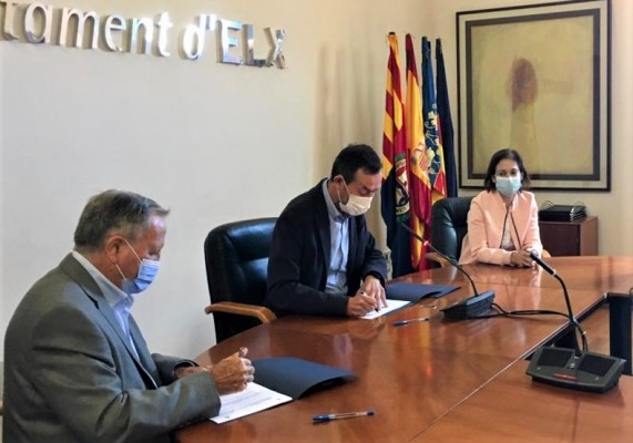 Elche aporta a la Acequia Mayor del Pantano con 70.000 euros para el mantenimiento de la comunidad