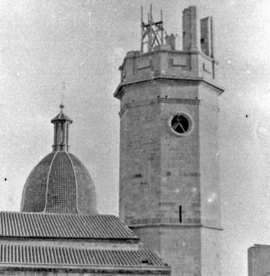 Borriana viaja a través de las imágenes para conmemorar la reconstrucción de su campanario