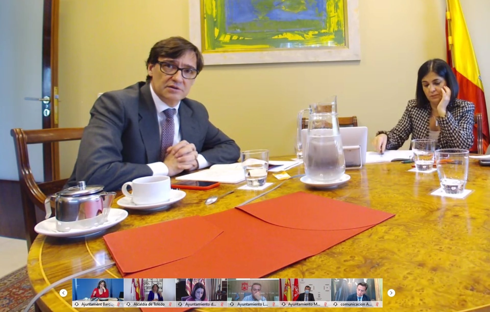 Illa, Darias y alcaldes destacan la necesidad de reducir movilidad durante el puente