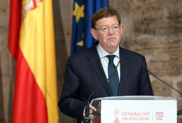 Puig pide la gestión directa del 10% de los fondos europeos de recuperación que recibirá España
