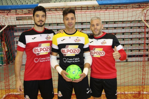 Miguelín, Juanjo y Tolrà, de ElPozo; y Mellado y Solano, del Jimbee, y Alberto Saura van con España 