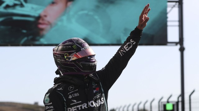Hamilton gana en Portugal y bate el récord de Schumacher