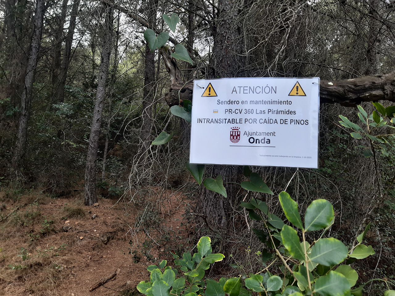 
Onda acondiciona y señaliza la red de 90 kilómetros de senderos homologados para fomentar el turismo