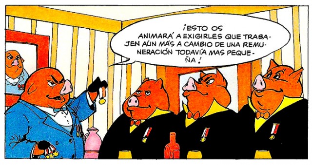 La Rebelión en la Granja de Orwell, Moebius y la CIA