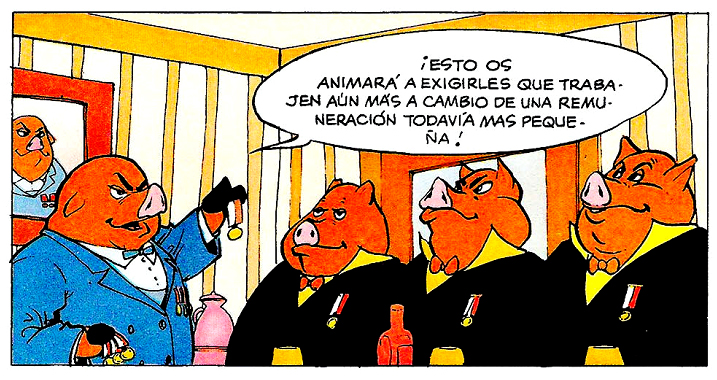 La Rebelión en la Granja de Orwell, Moebius y la CIA