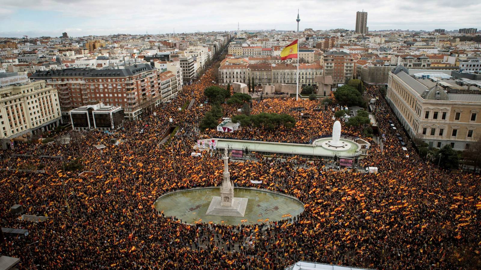 Manifestación de Colón en 2019. FOTO: EFE - 