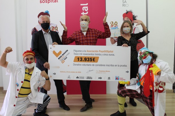 Payasospital renueva como entidad solidaria del Medio Maratón 