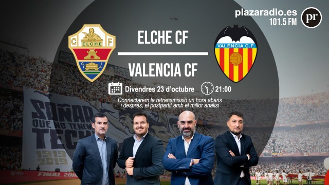 Sigue en directo el Elche CF - Valencia CF 