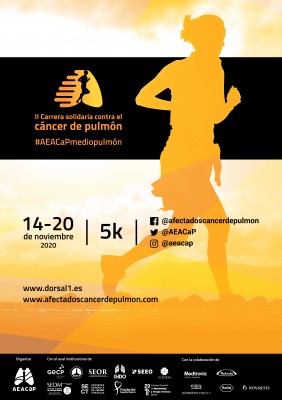 AEACaP promueve la primera carrera virtual solidaria en beneficio de las personas afectadas por cáncer de pulmón