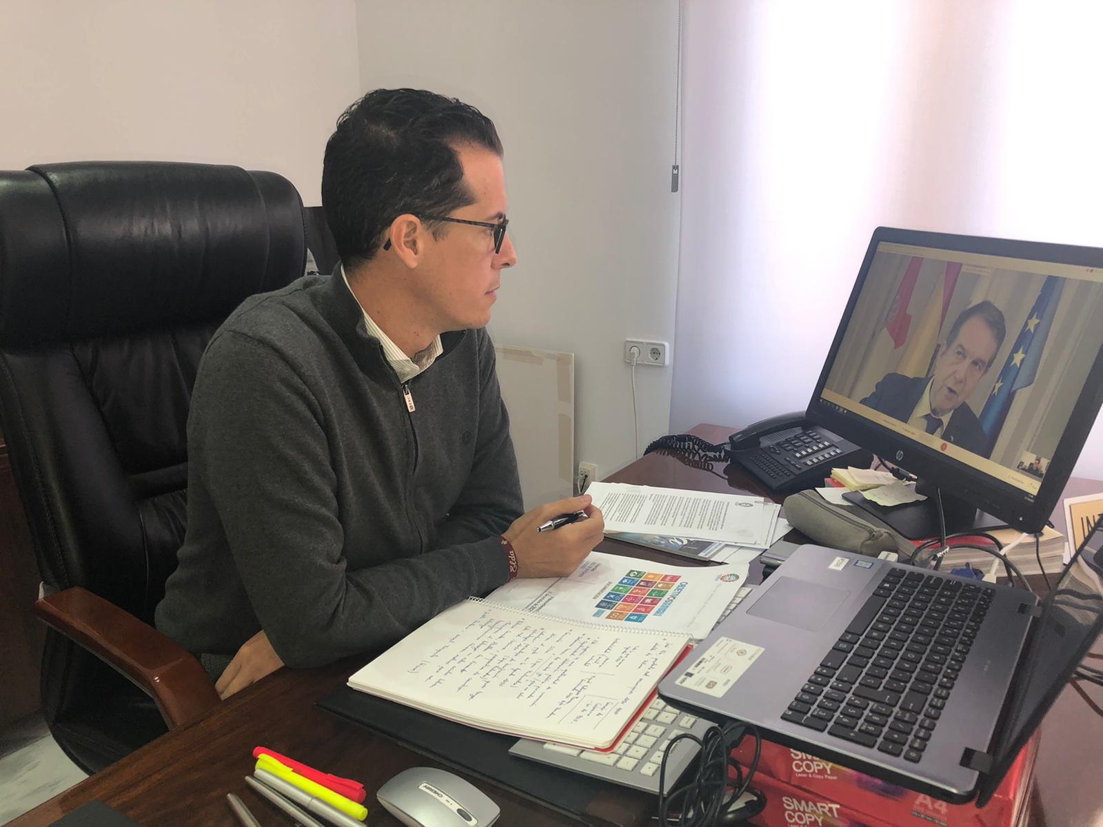 Rubén Alfaro es nombrado vicepresidente de la Red de Entidades Locales para la Agenda 2030 de la FEMP 
