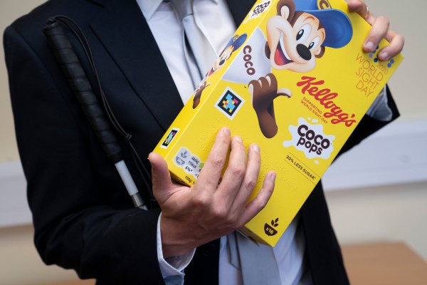 Navilens coloca sus códigos para personas con problemas de visión en productos de Kellogg's