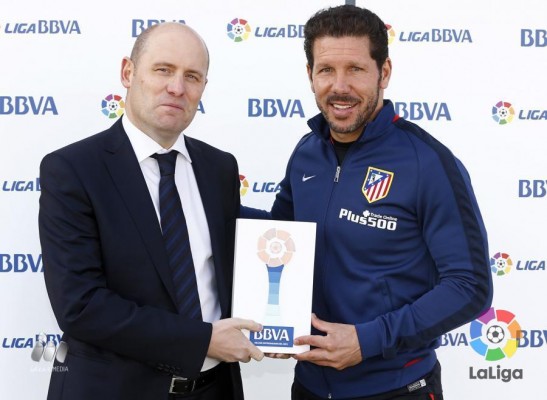 Neymar y Simeone, los mejores de noviembre