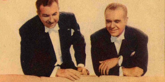 Imagen promocional de la película 'Festival en México', con Walter Pidgeon y José Iturbi  - 