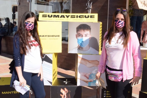 'Suma y Sigue' aterriza en Mazarrón: busca concienciar a los jóvenes de los riesgos de la covid