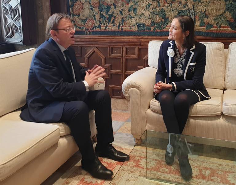 Puig y la ministra Maroto acuerdan impulsar corredores turísticos entre la Comunitat y Europa