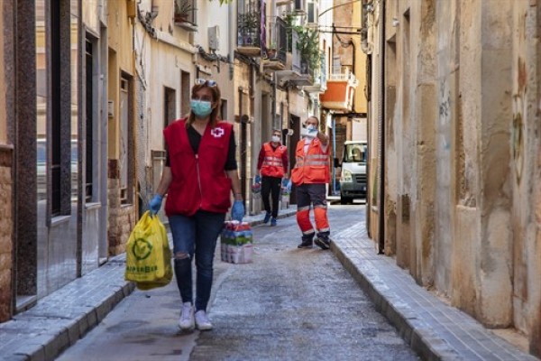 Cruz Roja distribuirá en Alicante más de mil toneladas de alimentos entre desfavorecidos