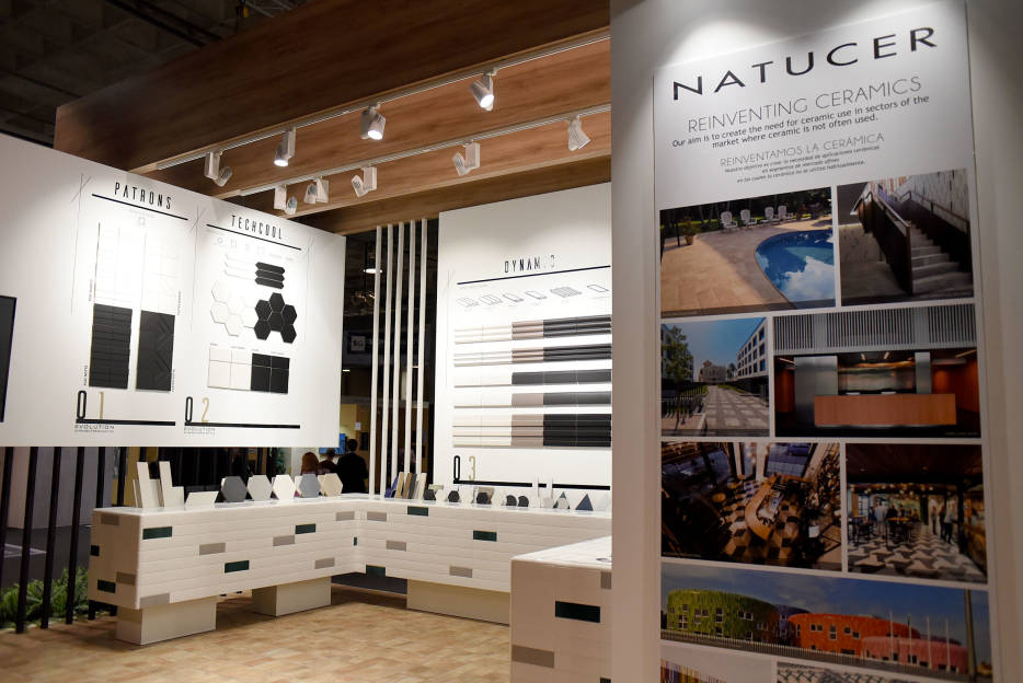 Parte del stand de Natucer en una pasada edición de Cevisama. - 