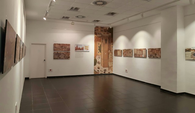 La exposición de ilustración 'Jaume I passejant per València', llega a Russafa
