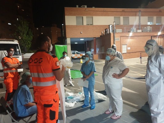 La covid-19 no da tregua en Lorca: dos nuevos fallecimientos en el  Virgen del Alcázar 