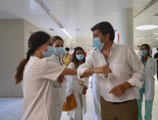 Mazón acusa al Consell de cargarse un modelo de gestión
sanitaria que funciona en plena crisis por el Covid
