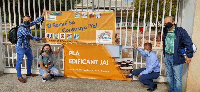 Compromís urge al bipartito de Alicante a asumir ya la obra del colegio El Somni