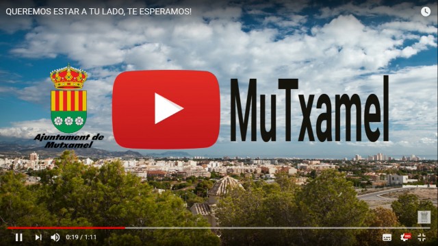 Mutxamel relanza su canal de YouTube como vía de comunicación entre el Ayuntamiento y la población