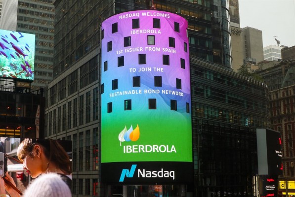 Iberdrola hace historia al unirse a la red de bonos sostenibles del Nasdaq