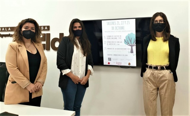 Elda organiza tres talleres en los huertos municipales para difundir su biodiversidad 