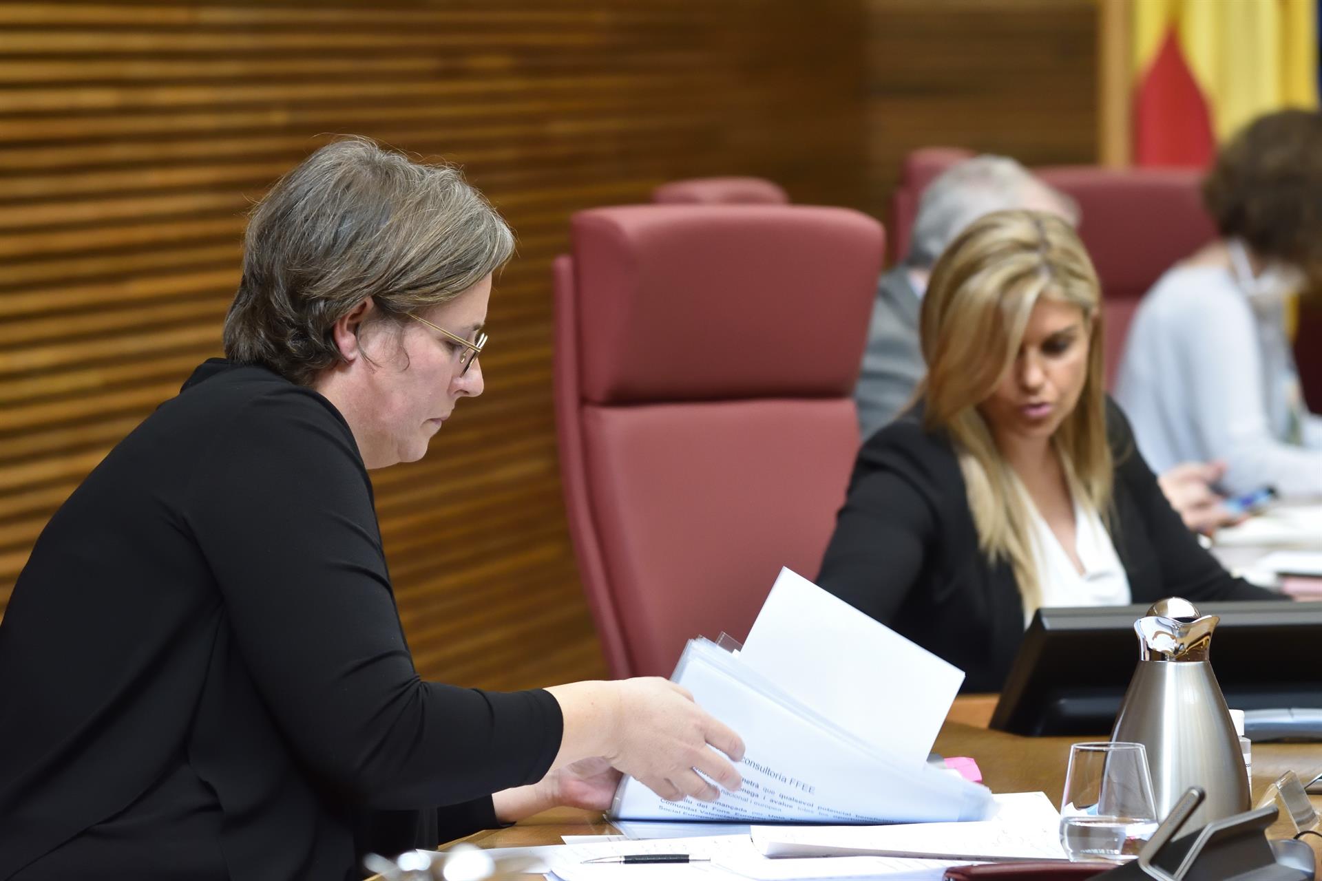 Mª José Mira comparece en Les Corts Foto: CORTS (ARCHIVO) - 