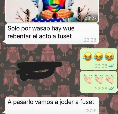 Guerrilla fallera por WhatsApp: 