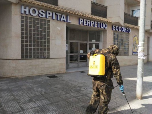 Un brote de coronavirus deja hasta ahora cuatro pacientes del hospital Perpetuo Socorro de Cartagena infectados