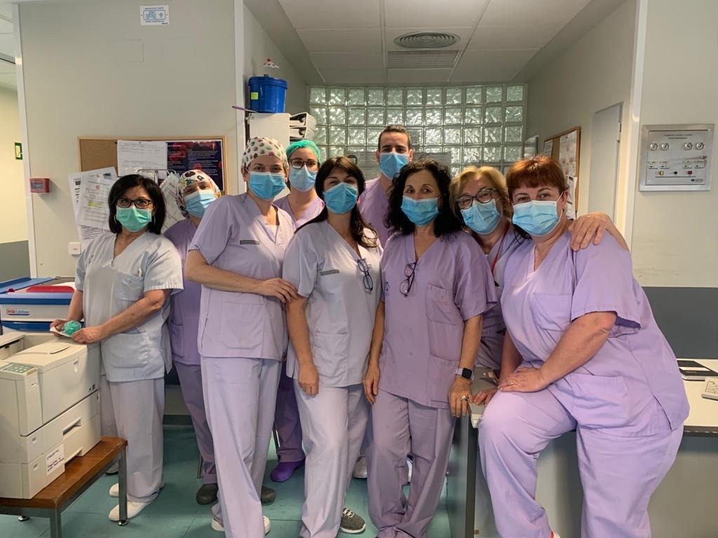 Treballadores de l'UCI de l'Hospital Lluís Alcanyís de Xàtiva durant l'Estat l'Alarma per la Covid-19 - 