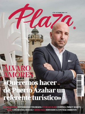 El empresario Álvaro Amores, portada de la revista Plaza