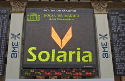 Solaria ocupará la plaza de MásMóvil en el Ibex 35 a partir del 19 de octubre