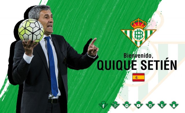 Quique Setién, entrenador del Betis para las próximas tres temporadas