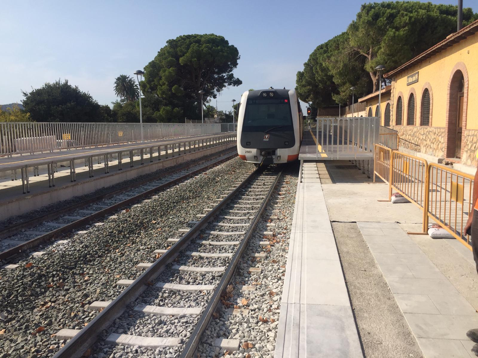 FGV recupera el servicio de la estación de l'Alfàs del TRAM el 6 de octubre