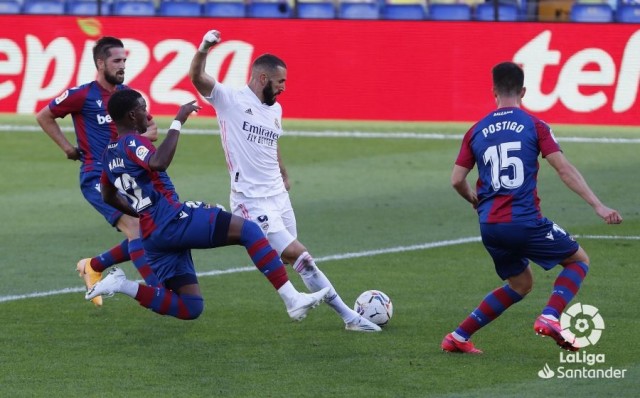 Las desconexiones penalizan a un Levante peleón ante el Real Madrid en La Cerámica