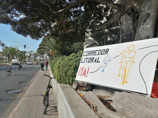 'Bicicletada' reivindicativa para solicitar la ampliación de recorridos ciclistas de Alicante
