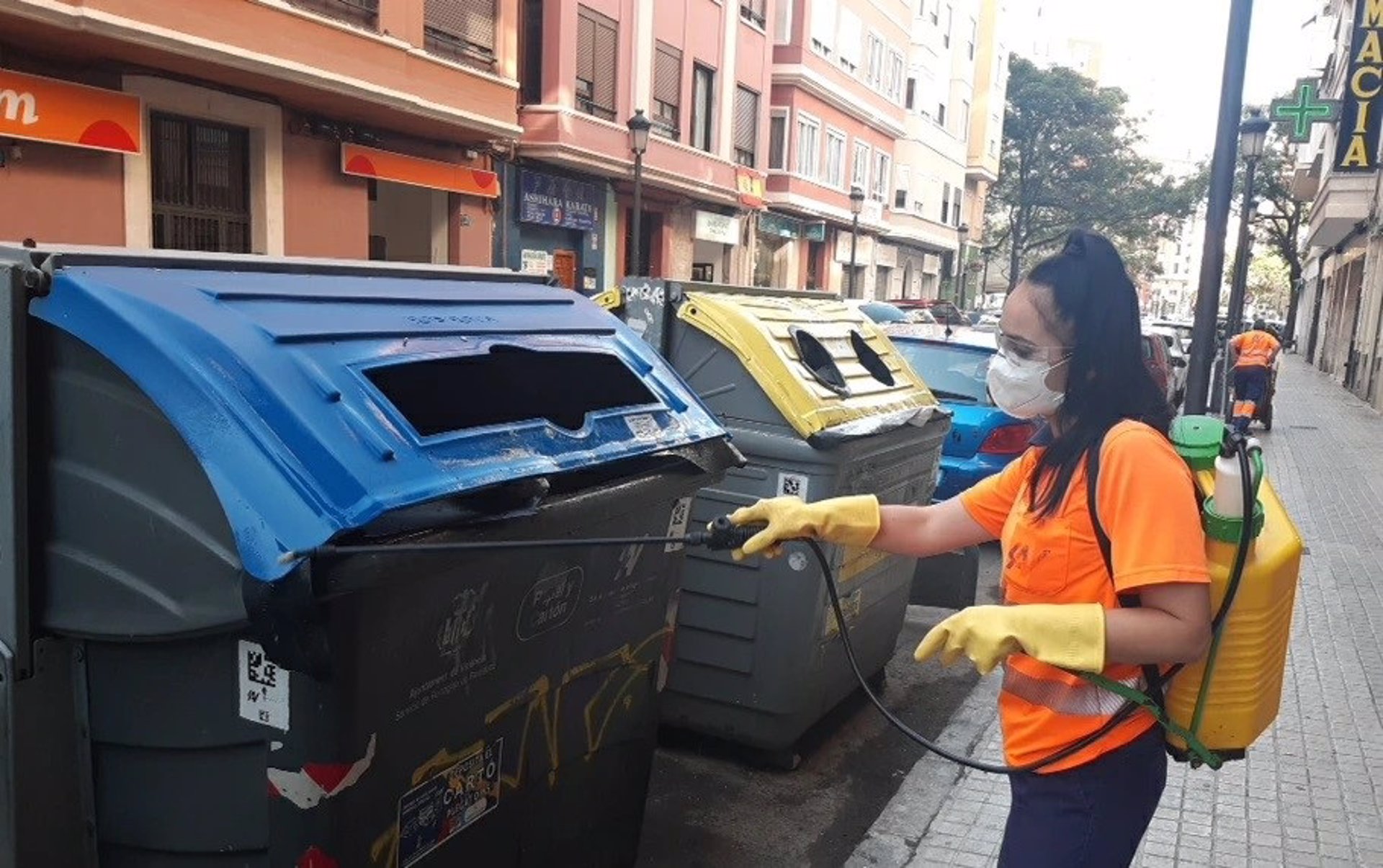 València aumenta la desinfección en Ciutat Vella, Campanar y Pobles del Sud