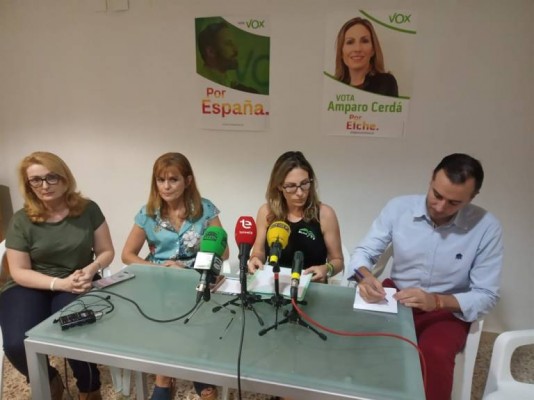La Fiscalía no ve indicios para investigar a Vox Elche por financiación irregular por tratarse de una cantidad inferior  