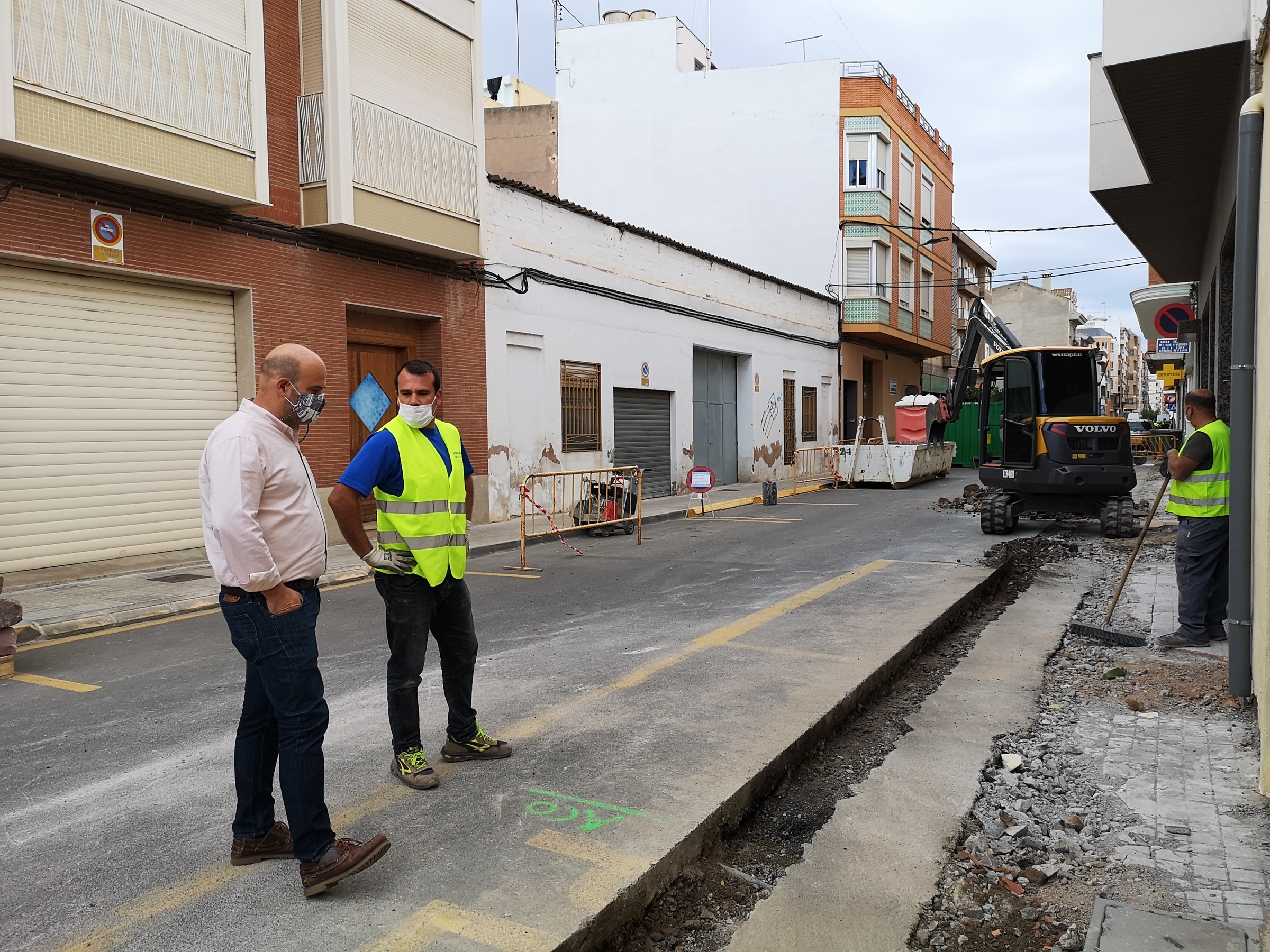 La Vall d'Uixó inicia la segunda fase de las obras de remodelación de la calle Juan Capó

