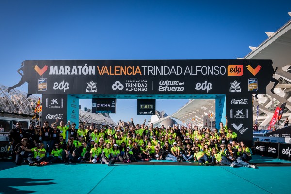 El voluntariado del Maratón Valencia agota las 500 plazas en una hora