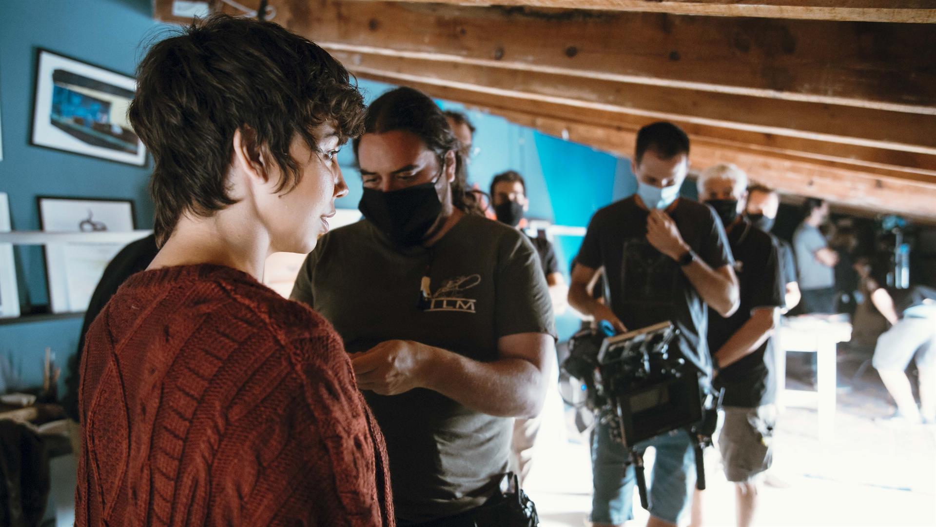 Rodaje de El Visitante. Foto: EVAHM  - 