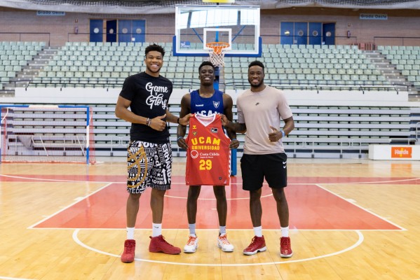 Antetokounmpo, en Murcia: 