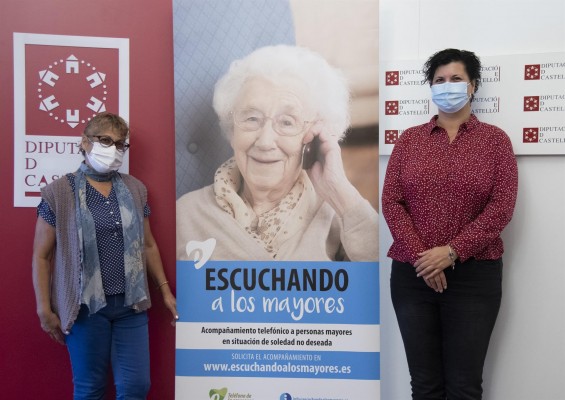 Diputación y el Teléfono de la Esperanza abren un nuevo servicio de acompañamiento para mayores
