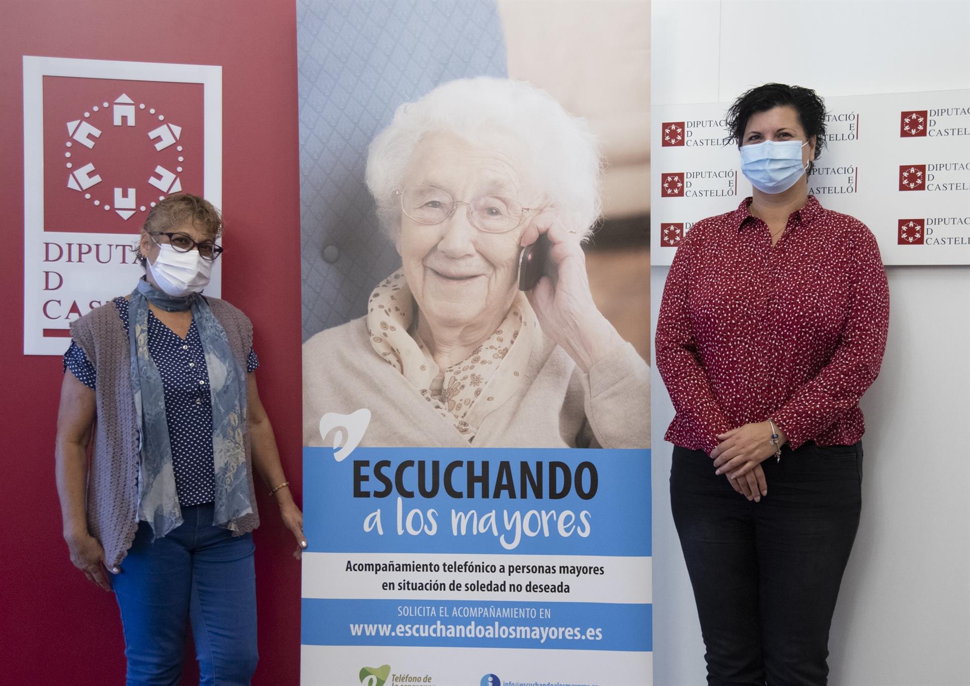 Diputación y el Teléfono de la Esperanza abren un nuevo servicio de acompañamiento para mayores