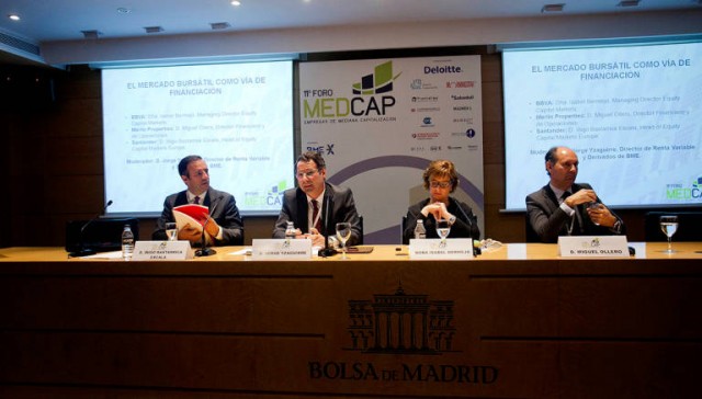 El Foro MEDCAP reúne mañana a un centenar de cotizadas de pequeña y mediana capitalización