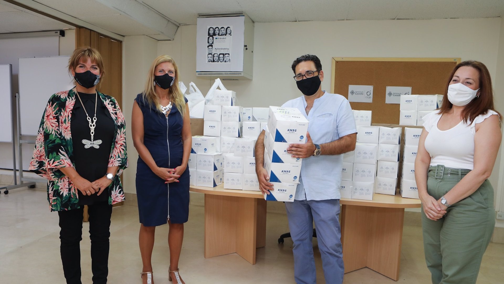 Castelló distribuye 15.000 mascarillas entre entidades sociales para población vulnerable