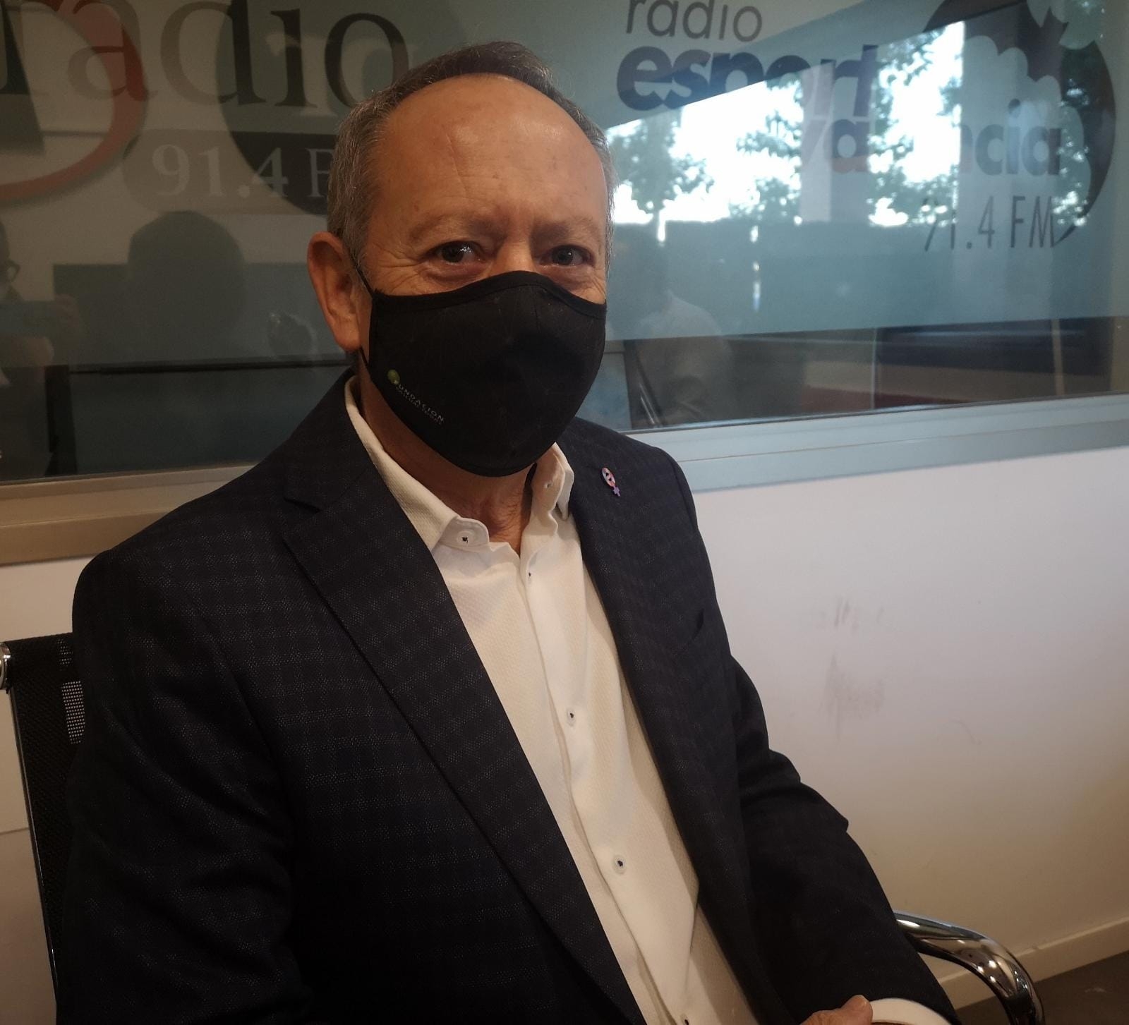 Ismael Sáez, secretario general de UGT-PV en los estudios de Plaza Radio - 