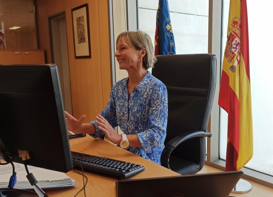La presidenta de la Audiencia de Valencia: 